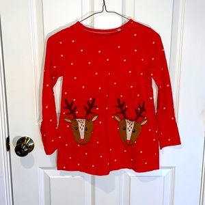 Mini Boden reindeer tunic top